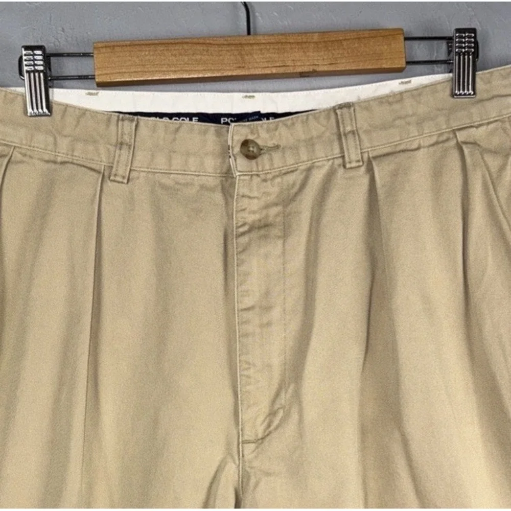 Polo Golf Ralph Lauren Khaki Tan Chino Shorts Men's 35* Fairway Fit VTG *READ